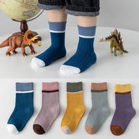 Chaussettes de dessin animé en coton pour enfants, Robot à motif de dinosaure, bon marché, pour enfants de 1-3/3-5/6-8/9-12 ans, garçons et filles, vente en gros
