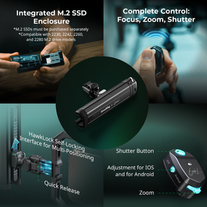 Kit de Vídeo para Celular All-in-One SmallRig 4596 X Brandon Li com Cage de Liberação Rápida para iPhone 16 Pro / Pro Max - Product Image 4