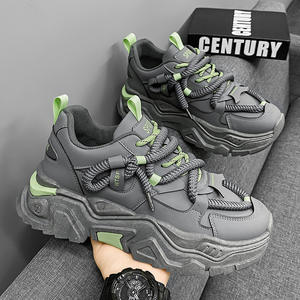 Zapatos de Hombre Estilo Dad 2025, Nuevos, Cómodos, de Cuero Artificial Transpirable, Antideslizantes, Siempre a la Moda, con Cordones y de Goma - Product Image 4