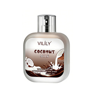 Perfume Floral Frutal Gourmet para Hombre, Aroma a <span class=keywords><strong>Leche</strong></span> de Coco, Tamaño Regular 60ML, Fragancia de Lujo de Larga Duración, Ligera, <span class=keywords><strong>Fresca</strong></span> y Clásica - Product Image 2