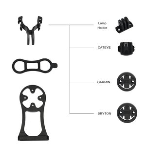 RIDERACE 自行车码表支架延长座铝合金山地车公路自行车头灯电脑支架适用于 Garmin Bryton - Product Image 4