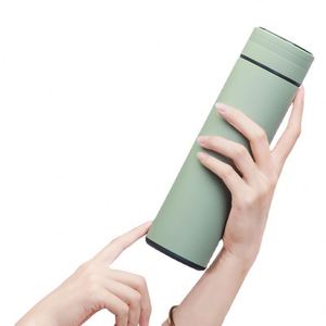 500ML Stainless Steel <b>Coffee</b> Led Water Bottle Smart Thermos Vacuum <b>Flasks</b> Temperature Display Straight Cup - Product Image 6