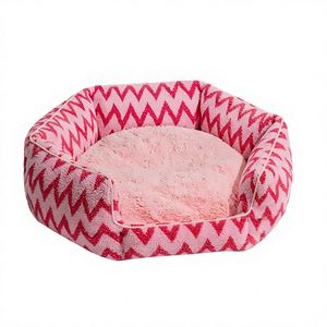 Cama para Gatos al por Mayor con Diseño de Rayos, Proporciona Calor en Todas las Estaciones, Apta para Perros, Lavable y con Forma Hexagonal - Product Image 4