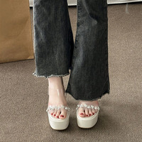 Sandales pour femmes et dames en gros directement de l'usine, sandales à strass pour femmes, sandales de créateurs pour femmes