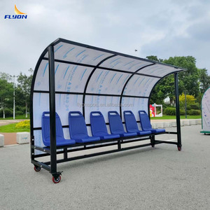 Sedili da panchina sostitutivi sportivi professionali con telaio in alluminio e materiale resistente ai raggi UV per campi sportivi - Product Image 4