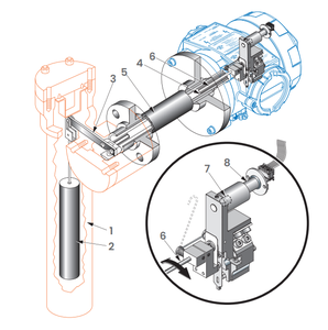 Nivel Digital Serie 12400 Masoneilan, Medidor de Desplazamiento Industrial - Product Image 4