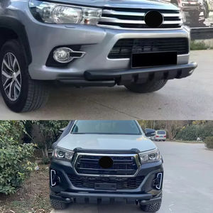 Стальной передний бампер, железная балка, Защита бампера для <span class=keywords><strong>Hilux</strong></span> Revo Rocco 2016-2023 года 4x4, аксессуары для внедорожников - Product Image 5