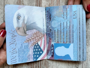 Libro di raccolta di passaporti per giochi casuali per progetti scolastici per bambini. La festa dei <span class=keywords><strong>viaggi</strong></span> in tutto il mondo favorisce il libro del passaporto blu - Product Image 5