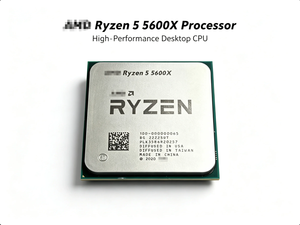 Nouveau processeur de jeu de bureau Ryzen 5 5600X 2026, 7 nm, fabriqué en Chine, 6 cœurs, socket AM4, cache L3 32 Mo - Product Image 1