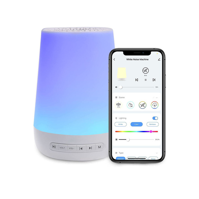 OEM/ODM Smart White Noise Sound Machine Light for Baby Kid and Adult Sleeping Support Service White Noise Sound Machine