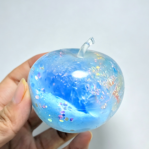 CHENXI Nuevo Juguete Personalizable de Silicona TPE con Purpurina, Bola de Manzana Helada, Queso Blandito, Mango Crujiente, Antiestrés, Unisex, 14 Años - Product Image 1