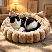 Nouveau lit pour chien transfrontalier, nouveau style, respirant, imperméable, coussin-nid pour chat chaud pour l'hiver, universel toutes saisons, pour petits et moyens animaux