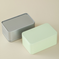 Boîte en fer blanc rectangulaire en gros 130*83*60 mm, boîte de rangement pour la maison, conteneur en fer blanc pour emballage de cadeaux, bonbons et biscuits