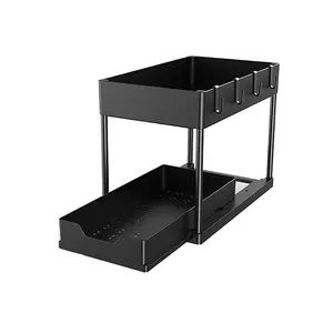 Multifuncional Prateleira Bancada Livro Water Bottle Rack Cozinha Racks e Stands Organizador do armário sob pia Rack para cozinha