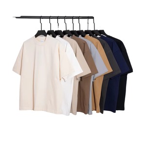 <b>Men's</b> Oversized Solid <b>Navy</b> <b>Blue</b> 100% Cotton <b>T</b>-<b>Shirt</b> O-Neck Short Sleeve Casual Jersey Fit For Sale New Quality <b>Shirt</b> <b>T</b>-<b>shirt</b> - Product Image 4