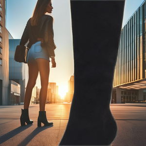 Women's Designer Embroidery <b>Suede</b> Zip PU Lining Knee-High Mid-<b>Heels</b> Boots Fashionable Long for Western Boot Wholesale - Product Image 2
