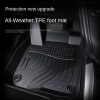 Tapis 3D 5D imperméable pour Peugeot 208 2022, accessoires de tapis, Tapi 2019-2025, tapis de sol de voiture en TPE, conduite à gauche, tapis de sol toutes saisons