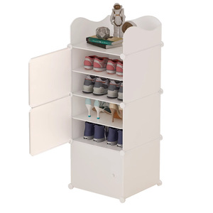 <b>Shoe</b> <b>Rack</b> Plastic Minimalist Modern Dustproof Freestanding Multi Layer <b>Storage</b> For Home Doorway Dormitory Use - Product Image 5