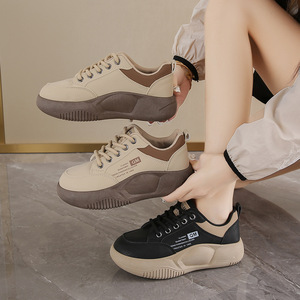 Nouvelles Chaussures Décontractées Automne 2026 à Semelles Épaisses et Talons Rehaussés - Édition Coréenne Tendance Sportive Style Urbain - Product Image 4