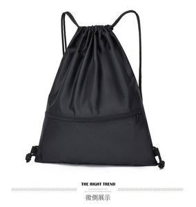 Mochila Promocional Impermeable de Poliéster 600D 420D 210D con Cordón, Bolsas Deportivas Promocionales con Cordón y Logotipo Personalizado - Product Image 2