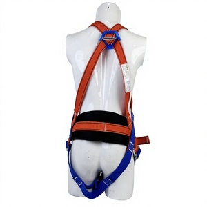 <span class=keywords><strong>Harness</strong></span> Pengaman Tubuh Ukuran Universal, <span class=keywords><strong>Harness</strong></span> Pengaman Seluruh Tubuh dengan D-Ring Ganda, Tali Pengaman, Webbing Polyester Custom, Perlindungan Jatuh - Product Image 3
