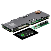JIKONG V19 Smart BMS 8S-16S 48V LiFePO4 250A 2A con Balance Activo y Pantalla de 4.3 Pulgadas para Almacenamiento de Energía Doméstico y Cajas de Baterías DIY