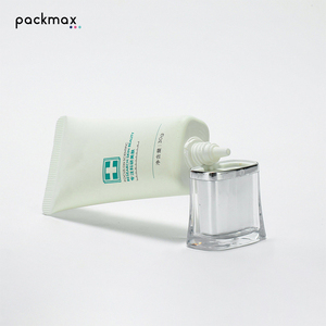 Envase cosmético de tubo blando de PE personalizado — para protector solar, prebase, crema BB, limpiador facial, con tapa acrílica. Envase de tubo flexible - Product Image 4