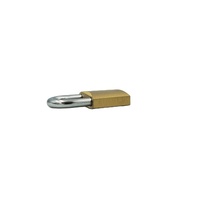 Cadenas à combinaison en laiton de type mince de 32mm avec cylindre en laiton pour serrures de porte et clé en laiton