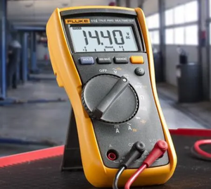 มัลติมิเตอร์แบบดิจิตอลพกพา MT-Fluke 115 พร้อมจอแสดงผลแบบมีไฟพื้นหลัง สำหรับงานซ่อมบำรุงอุตสาหกรรม มีสินค้าในสต็อก - Product Image 3
