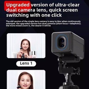 Giao diện USB Độ phân giải 4K phát trực tiếp làm đẹp <span class=keywords><strong>Camera</strong></span> CMOS cảm biến hình ảnh tiktok Tương thích cho máy tính để bàn và sử dụng tại nhà - Product Image 4