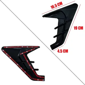 สติ๊กเกอร์ตกแต่งช่องแอร์รถยนต์ StarNav สำหรับ A3 S3 8V B8 B9 A5 S5 A6 S6 C6 C7 A7 RS3 RS4 Q3 Q5 TT อุปกรณ์ตกแต่งด้านข้าง - Product Image 2