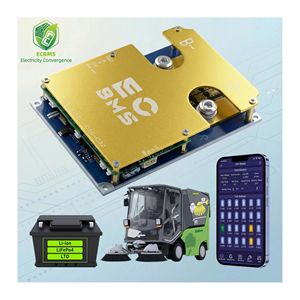 Ecbms 4S 20S 12S 96V 12V เครื่องกำเนิดพลังงานแสงอาทิตย์200A 60A LiFePO4แบตเตอรี่ Li-ion 18650 485ตรวจสอบแบตเตอรี่อุณหภูมิสูงตัดพลังงานที่บ้าน - Product Image 1