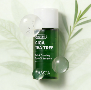 AVCA Quick Calming Cica Tea <b>Tree</b> Spot Oil Essence 8g Blemish Acne Targeted Lightweight Skin Care K Beauty - Product Image 1