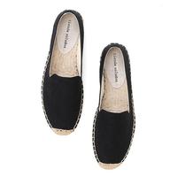 Nouveau printemps et été chaussures en chanvre coupe basse couleur unie tendance chaussures en toile plate femmes mode décontractée chaussures Espadrilles respirantes