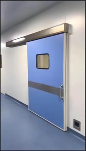 Puerta con revestimiento de plomo para bloqueo de rayos dispersos en salas de imagenología, con estructura de apertura manual, para trabajos de protección radiológica - Product Image 6