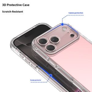 Custodia morbida <span class=keywords><strong>trasparente</strong></span> in TPU per iPhone 17 con Design a foro sottile <span class=keywords><strong>Cover</strong></span> per cellulare per <span class=keywords><strong>Apple</strong></span> - Product Image 3