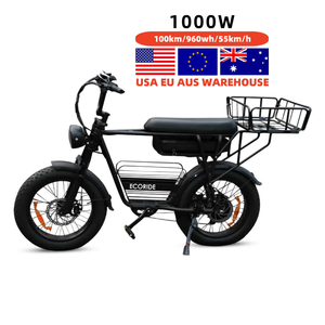 High Quality Takeaway Electric Bicycle Ecoridev7 250w E Bikes 48v15ah Electric Mountain Bike Long Range Fat Tire Electric Bike - Product Image 2