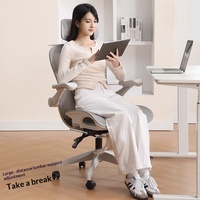Sedia Ergonomica in Rete per Casa, Ufficio, Gaming e Studio, Comoda per Lunghe Sessioni, Reclinabile, con Braccioli 4D, Altezza Regolabile e Girevole