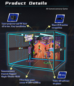 Juego Interactivo Somatosensorial, Juego de Proyección Interactiva, <span class=keywords><strong>Kinect</strong></span> 2.0, Seguimiento de Movimiento Corporal Completo, Control por Gestos Aéreos - Product Image 5