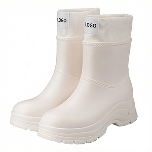 <span class=keywords><strong>Bottes</strong></span> <span class=keywords><strong>de</strong></span> <span class=keywords><strong>pluie</strong></span> imperméables à plateforme, bottines épaisses et <span class=keywords><strong>chaudes</strong></span>, chaussures tendance décontractées pour femmes - Product Image 4