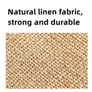 Wholesale Ladies Jute <strong>Burlap</strong> Linen Fabric Handbags Custom Logo Printed Bridesmaid Gift Tote Shopping <strong>Bags</strong> Rope <strong>Handle</strong> for Daily