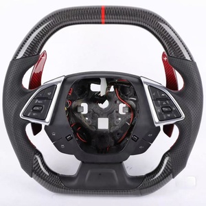 Volant à LED en fibre de carbone personnalisé pour <span class=keywords><strong>Chevrolet</strong></span> C5 C6 C7 C8 Silverado GMC Cruze <span class=keywords><strong>Camaro</strong></span> SS Accessoires d'intérieur de voiture - Product Image 3