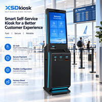 Hotel-Check-in-Terminal Selbstbedienungs-Kiosk für Gästereption Hotellobby-Empfangsservice Gastgewerbe und Unterkünfte