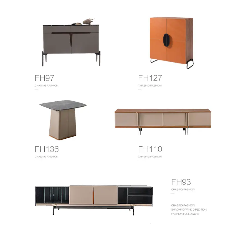 AJJ FH Italienisches minimalist isches Sofa, leichter Luxus, Designer-Stil, Möbel für das ganze Haus, Modell zimmer für High-End-Villen