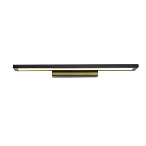 Modern Interior Balcony Aluminum Crystal Shade Touch Control Dimmable LED Wall <b>Sconce</b> Mirror <b>Light</b> Black - Product Image 4