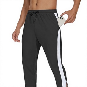 Pantalones Deportivos para Hombre, Cierre en Tobillos, Corte Ajustado, para Entrenamiento, Running, Atletismo, Baloncesto, con Bolsillos con Cierre - Product Image 4