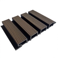 KSL Revêtement de terrasse en composite bois-plastique écologique 18 mm, usage traditionnel, antidérapant, résistant aux fissures, ignifuge