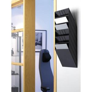 DURABLE - 1709785010 Flexiboxx 6 A4 Pantalla de pared horizontal, tamaño A4, 6 compartimentos, 348x620x95mm - Product Image 5