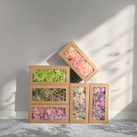 Abadi Anna Hydrangea DIY bahan bunga grosir buatan tangan warna gradien daun kecil Hydrangea botol mengambang bunga
