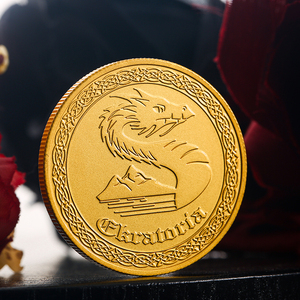 Đồng xu tùy chỉnh 3D <span class=keywords><strong>double</strong></span> side Logo Antique đồng men thách thức tiền xu mạ vàng dập nổi Mô Hình Rồng kim loại tiền xu - Product Image 2